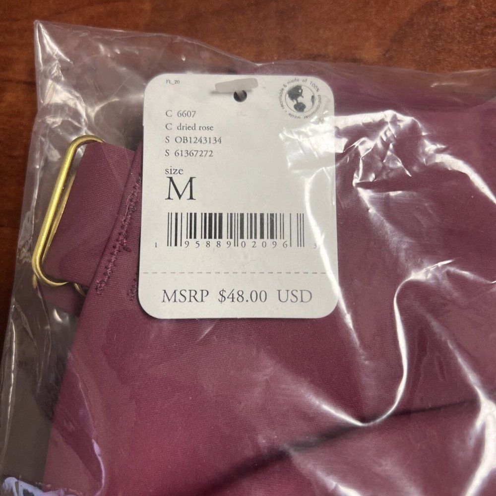 Free People Naomi Longline Bra Dried Rose Size Medium FP - Picture 8 of 9